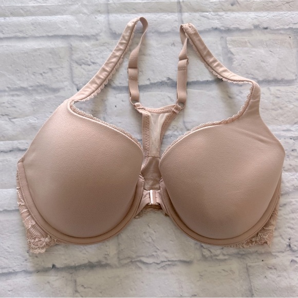 Victoria’s Secret Body by Victoria Bra 32DD | Racerback Demi Front Close Lace - Picture 1 of 6